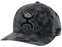 Chris Kyle&quot; Hooey Grey Camo 6-Panel Flexfit with Black / White Hooey Logo