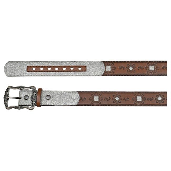 Girls Catchfly Brown W/Silver Trim 22032BE5