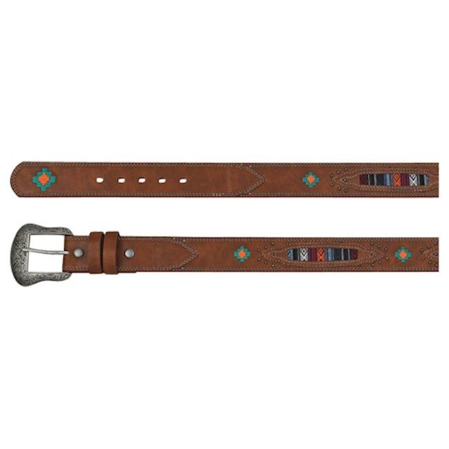 Catchfly Ladies Belt with Aztec Embroidery 23200BE8