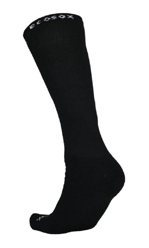 EcoSox Black Athletic 1/2 Cushion Tube Sock