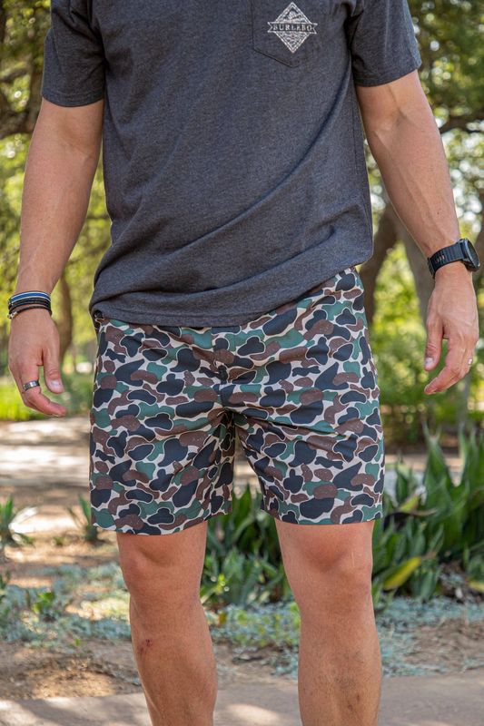 Burlebo Men's Everyday Shorts - Throwback Camo