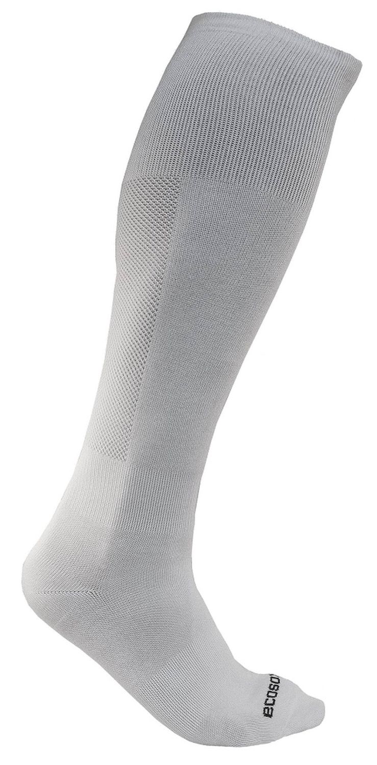 EcoSox Black Athletic 300 Series Flat Knit Tube Sock