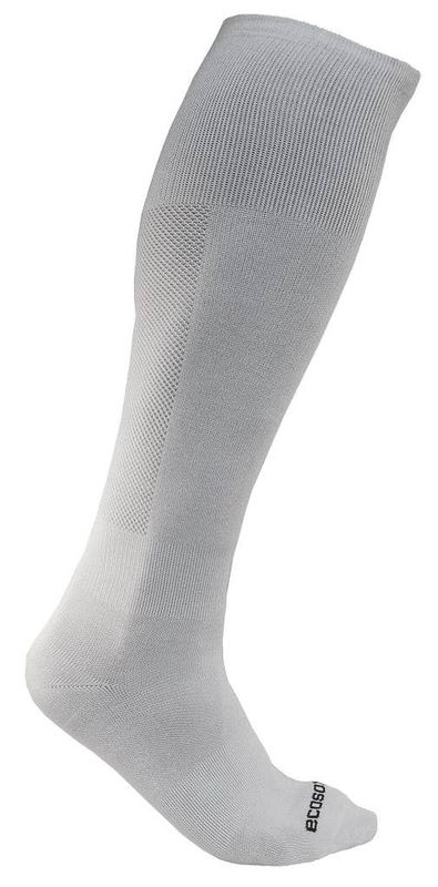 EcoSox White Athletic 300 Series Flat Knit Tube Sock