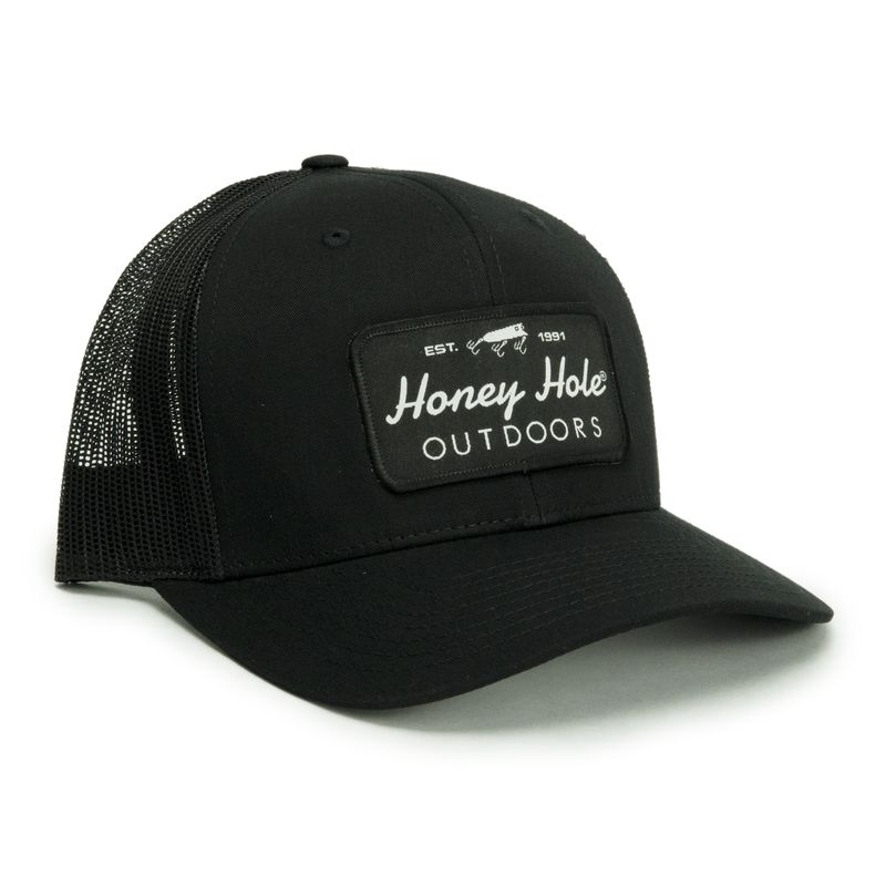Honey Hole Outdoors Snapback OG Rec Black