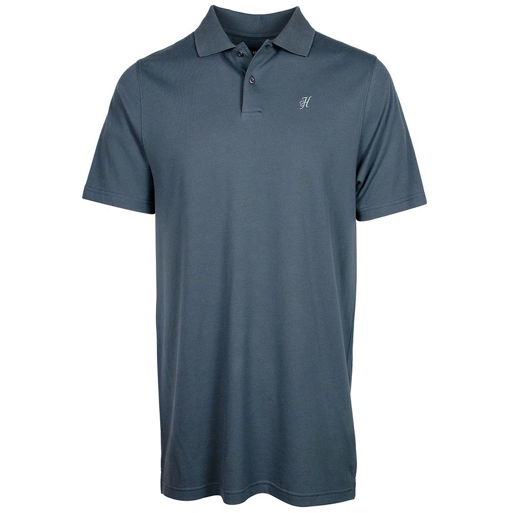 Hooey &quot;The Maverick&quot; Charcoal Polo Shirt
