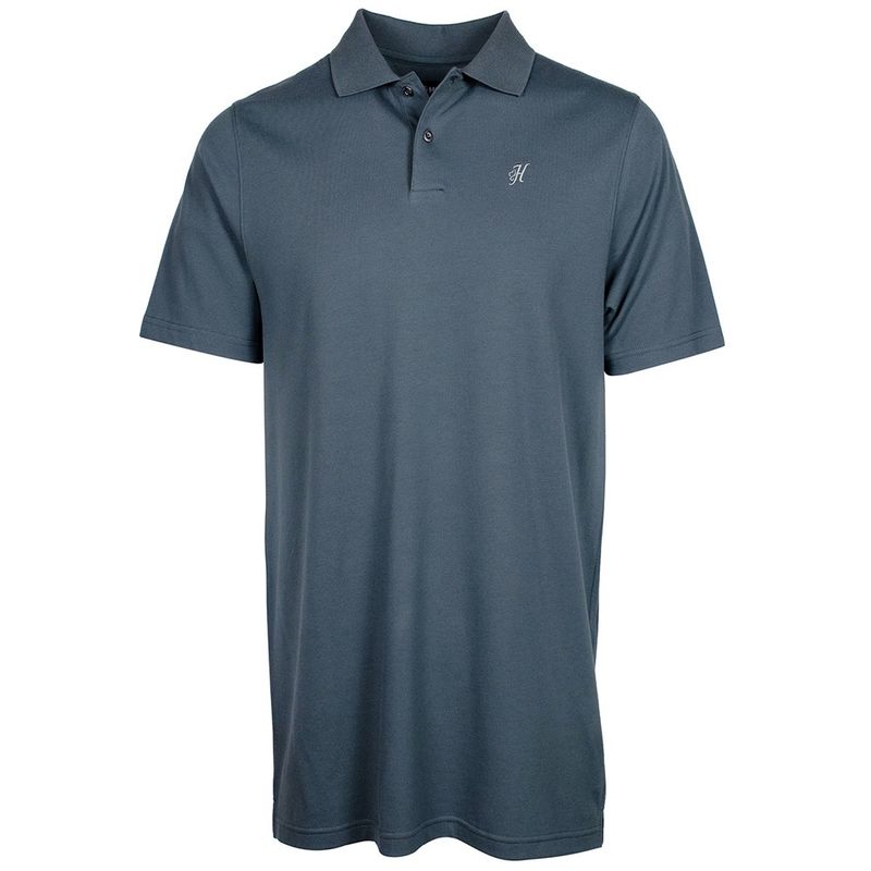 Hooey &quot;The Maverick&quot; Charcoal Polo Shirt