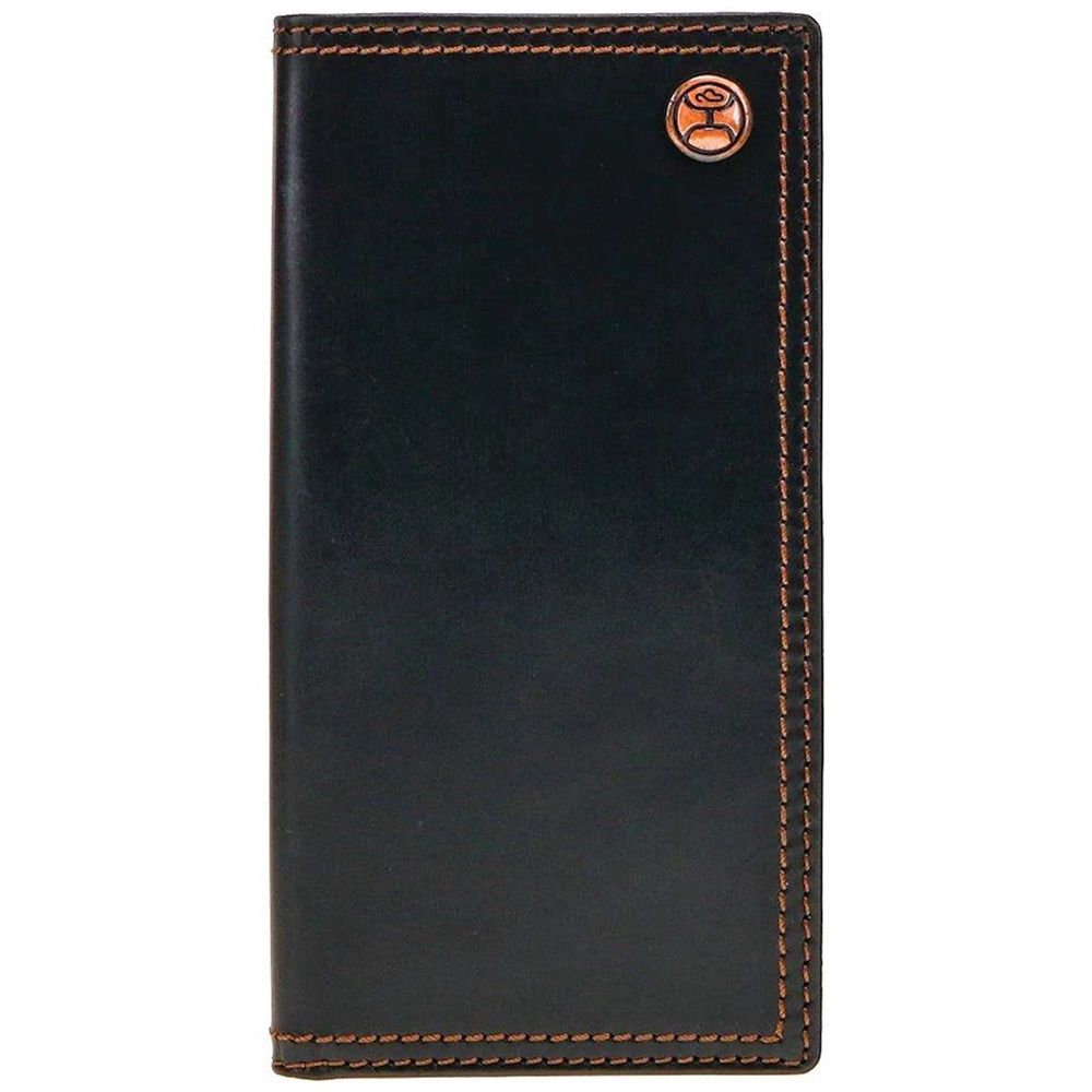Hooey Classic Smooth Black Rodeo Wallet HW001-BK