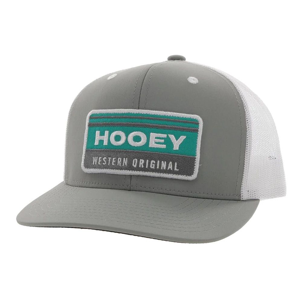Hooey Horizon Grey White and Turquoise Hat 2235T-GYWH