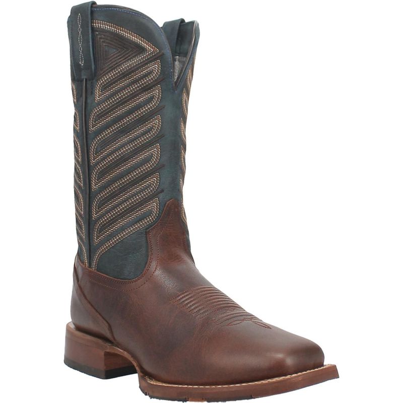 Dan Post Men&#39;s Ivan Chocolate/Blue Boots DP4186