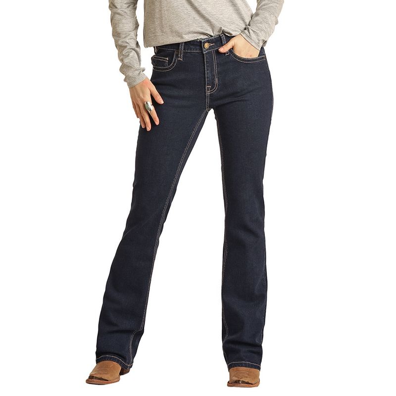 Hooey Ladies Denim Petal Stitch Bootcut Jeans HW4MD03131