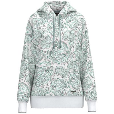 Hooey Ladies Chaparral Turquoise/White W/Paisley Hoody HH1245WHTQ