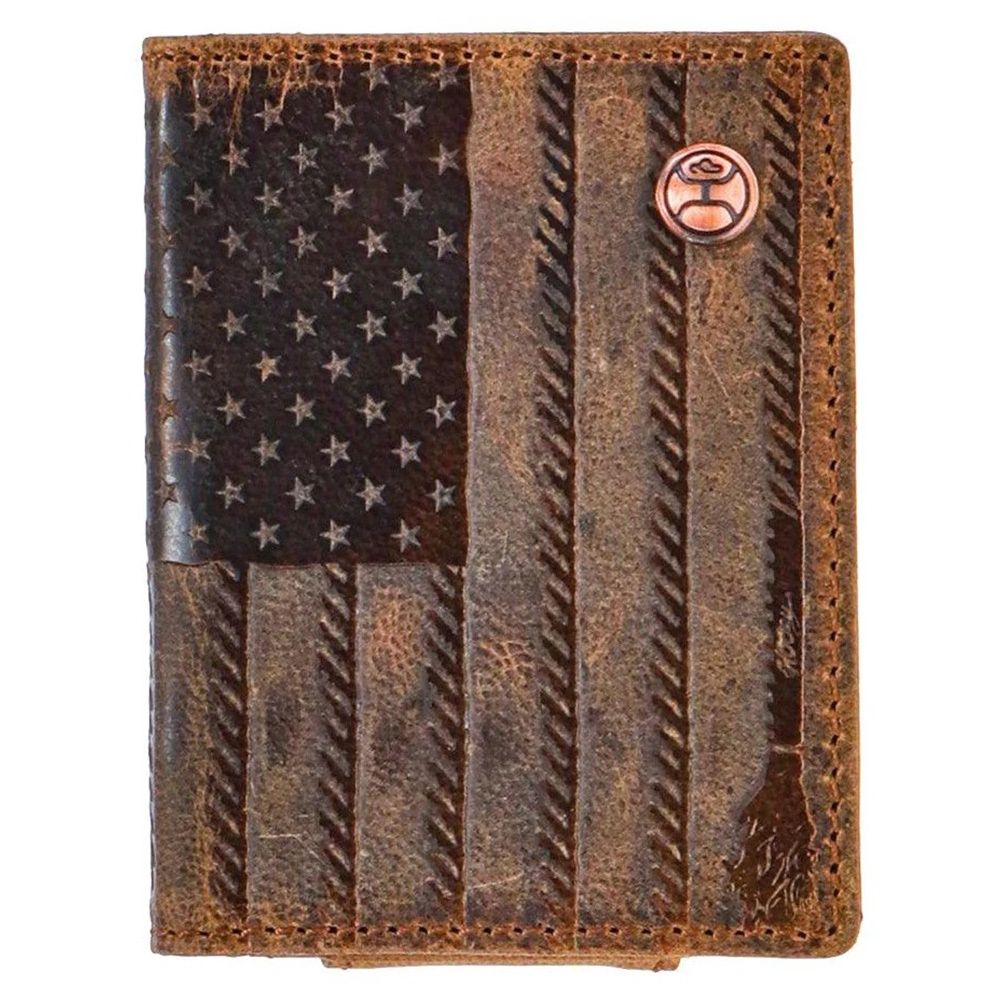 Hooey Liberty Roper Bifold Money Clip HFW003-BRBK