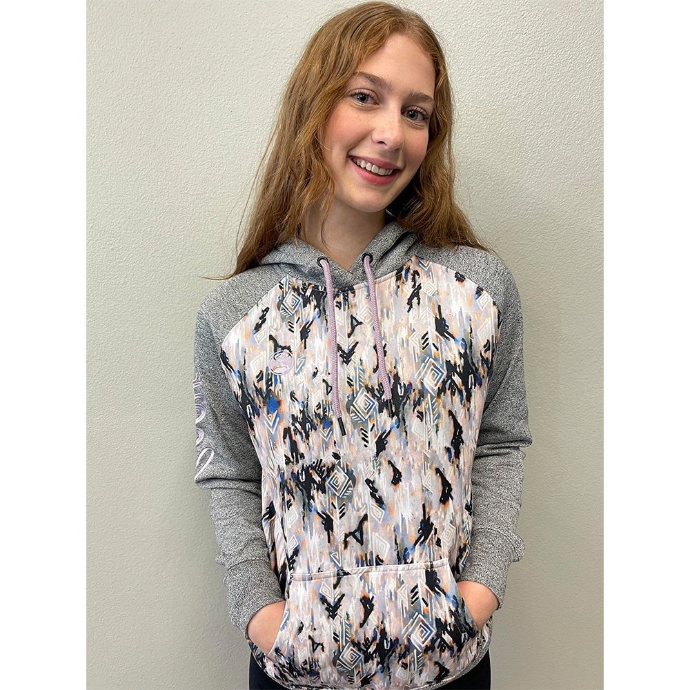 Hooey Ladies Maya Tan Black Aztec Hoodie