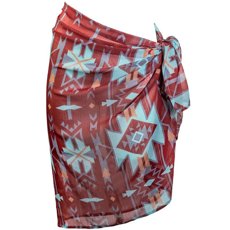 Hooey Ladies Sarong Rust/Aztec HSR101RUAZ