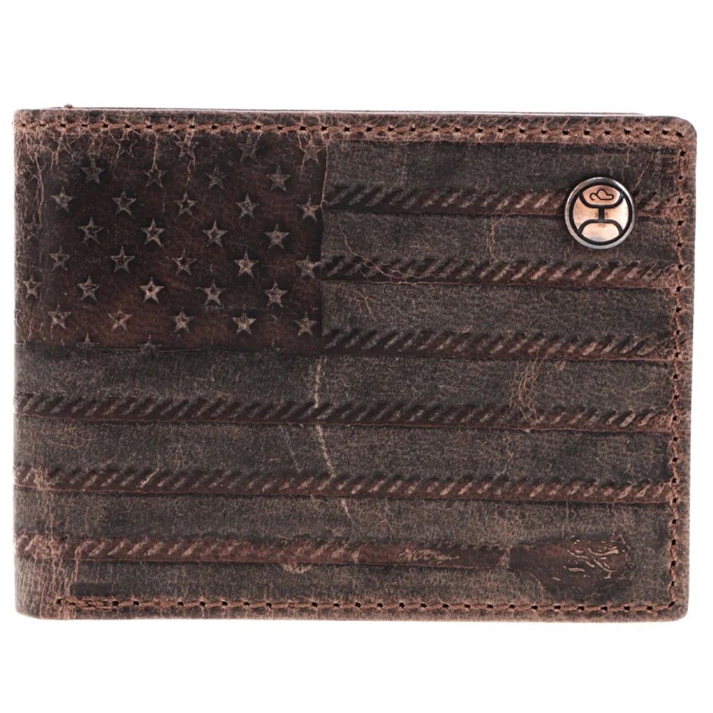 Hooey Liberty Roper Front Pocket Bifold Wallet HFBF003-BRBK