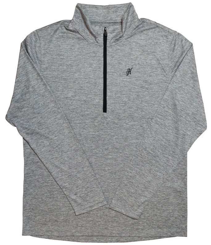 Hooey Men&#39;s &quot;RANGE&quot; GREY QUARTER ZIP PULLOVER