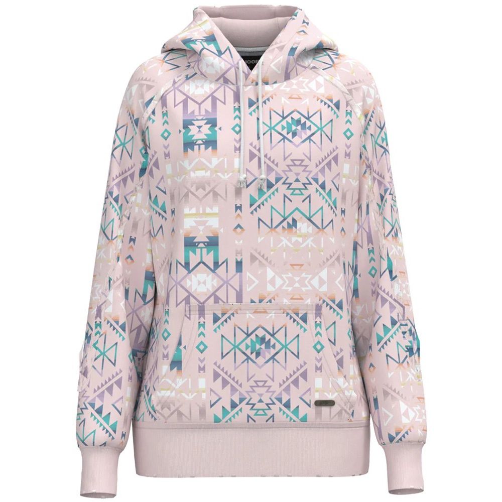 Hooey Ladies Hoody Pink W/Aztec HH1246PKAZ