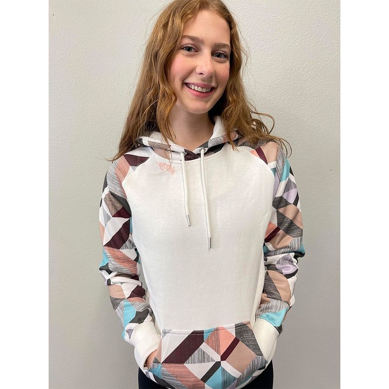 Hooey Ladies Morocco White with Multi Color Hoody