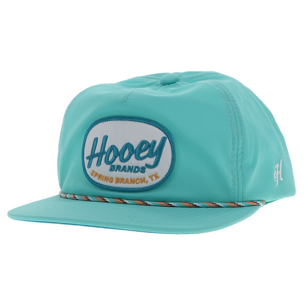 Hooey Local Hat Turquoise W/Blue &amp; White Patch