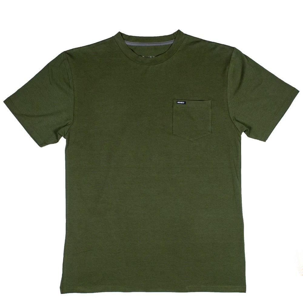 Hooey Olive Short Sleeve Premium Bamboo Fabric Pocket T-Shirt
