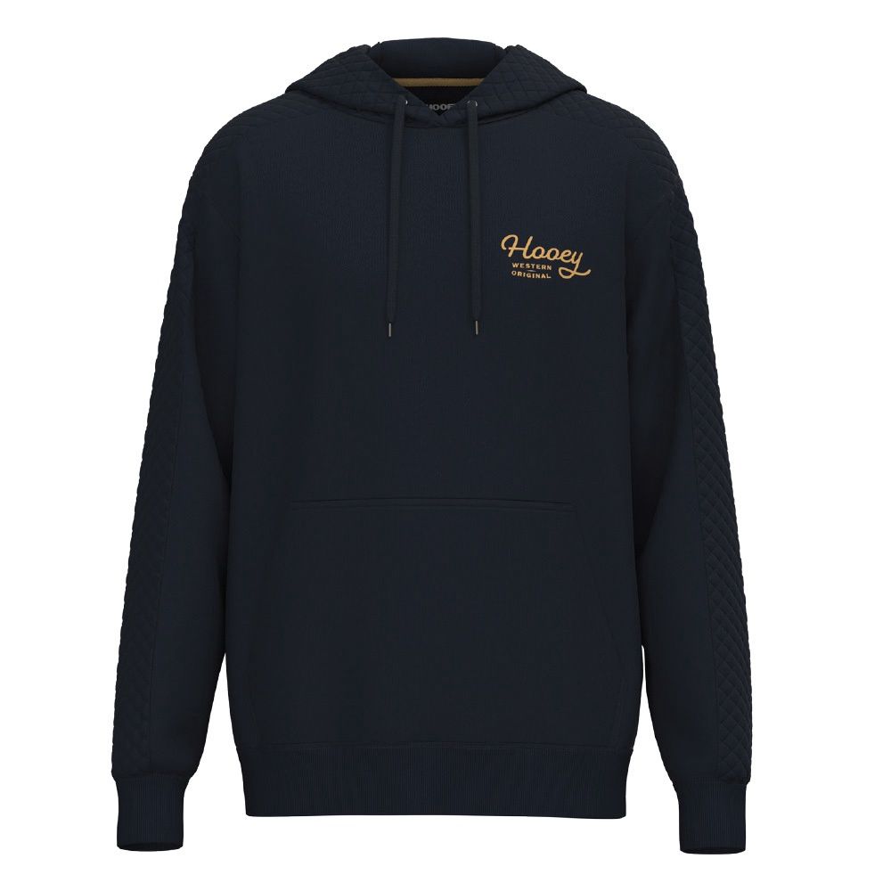 Hooey Men&#39;s Canyon Navy W/Gold Logo Hoody HH1230NV