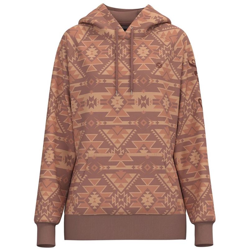 Hooey Ladies Telluride Pink/Tan W/Aztec Hoody HH1198NTAZ