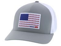 Hooey Liberty Roper Grey/White Flex Fit Cap S/M