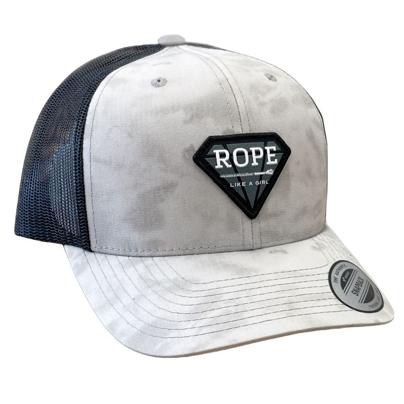 Hooey Rope Like a Girl GY/BK OSFA