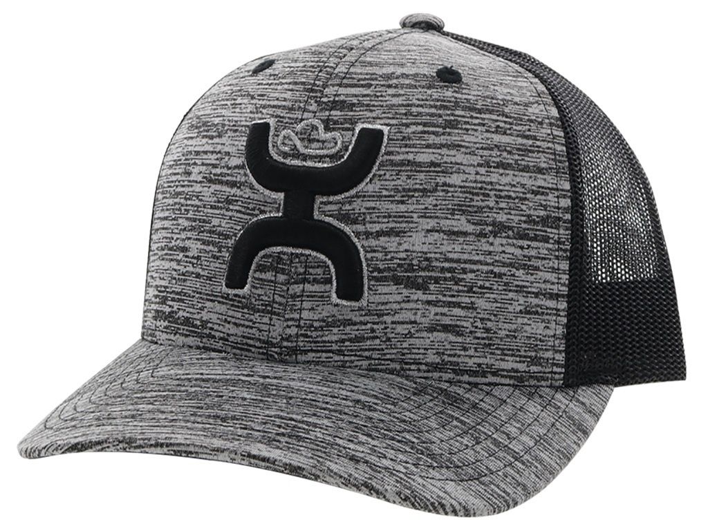 Hooey Youth Grey/Black Snapback Hat 2206T-GYBK-Y