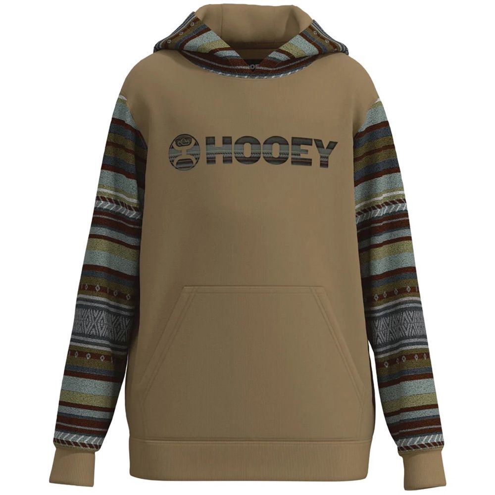 Hooey Youth Lock-Up Brown/Aztec Hooey HH1232BRSP-Y