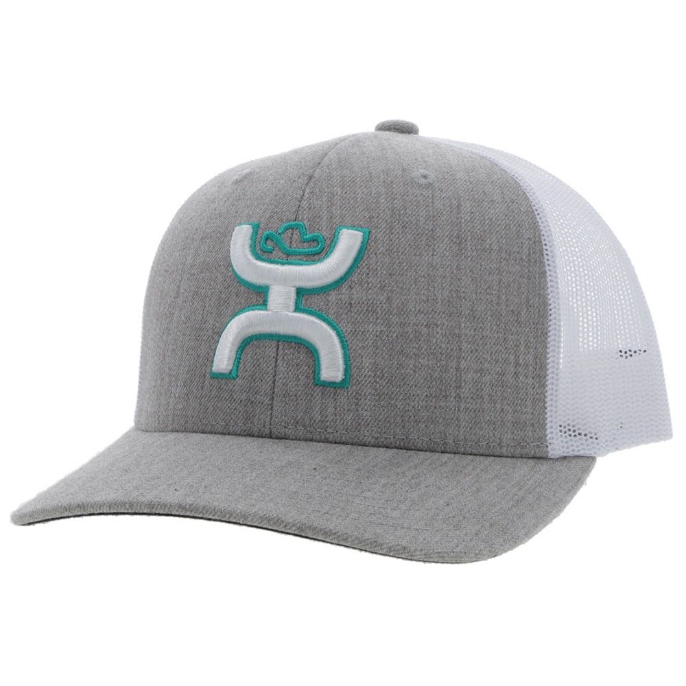 Hooey Sterling Gray/White Snapback Cap 2217T-GYWH