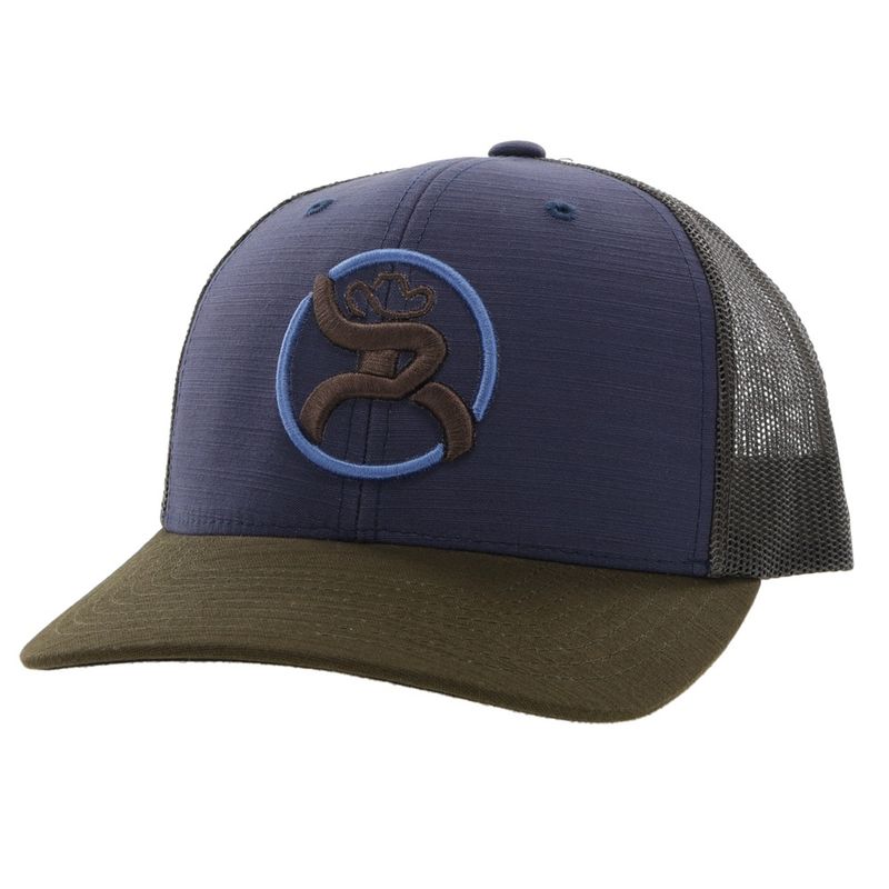 Hooey Strap Roughy Navy/Olive Hat 4031T-NVOL