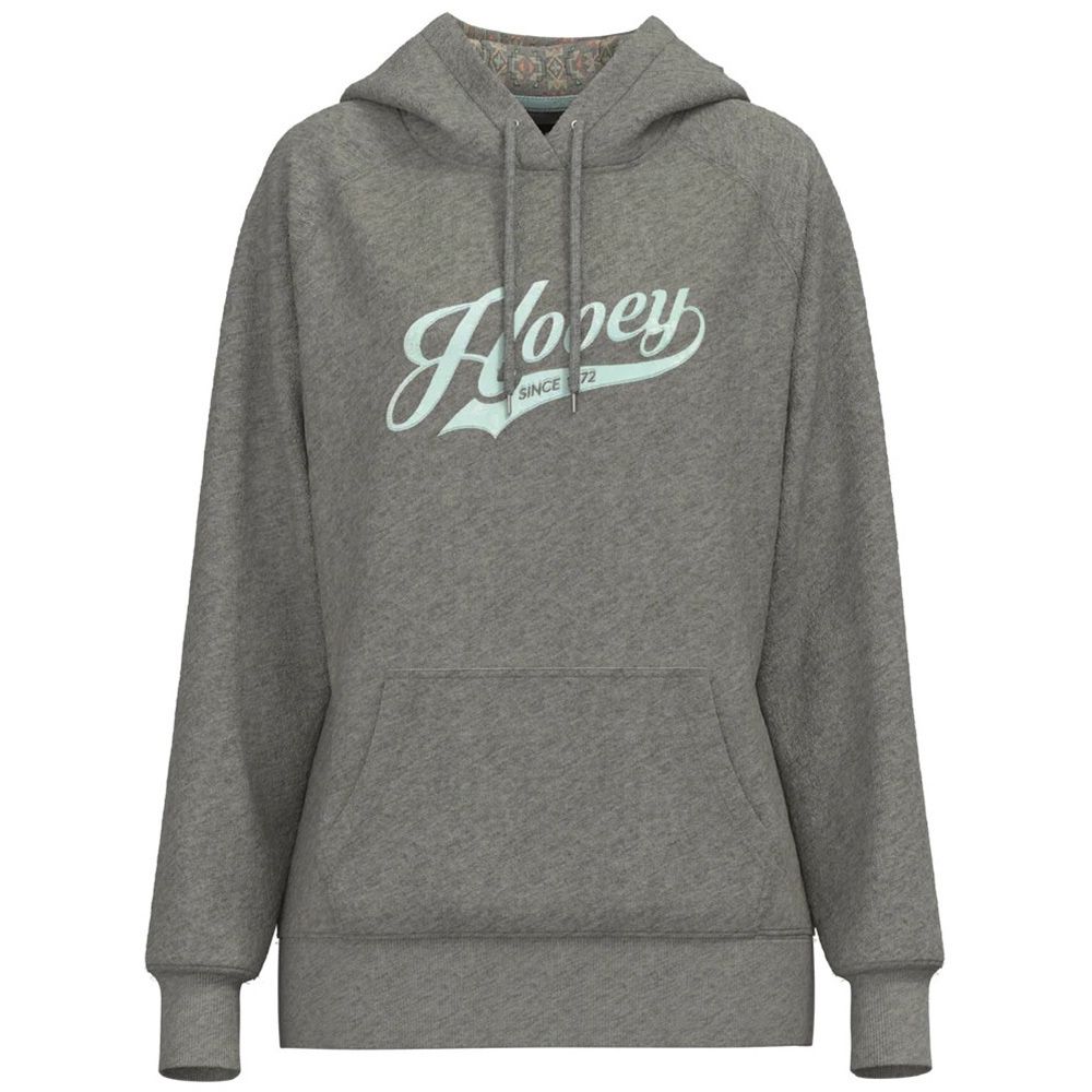 Hooey Youth Tulane Heather Grey W/Light Blue Logo Hoody HH1170GY-Y