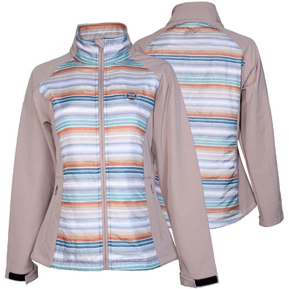 Hooey Youth Girls Softshell Jacket Tan/Serape HJ102BRSP-Y