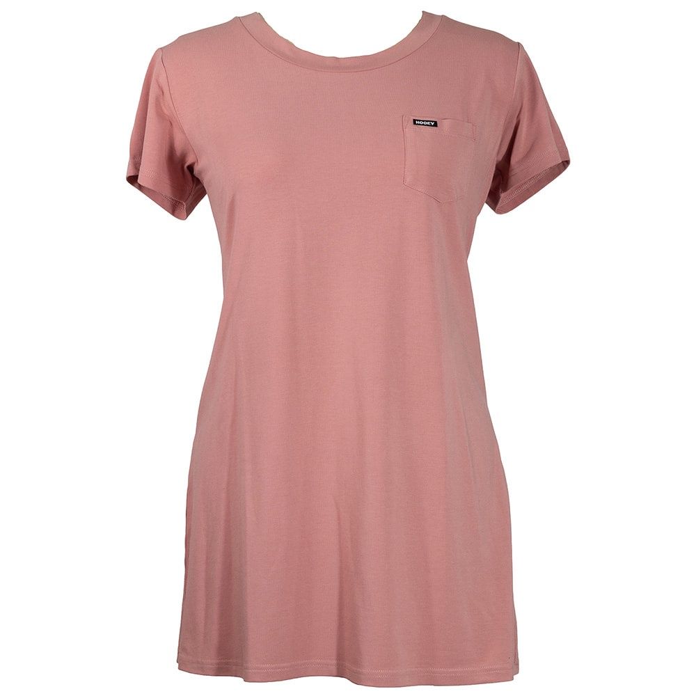 Hooey Sayulita Bamboo T-Shirt Dress Ash Rose