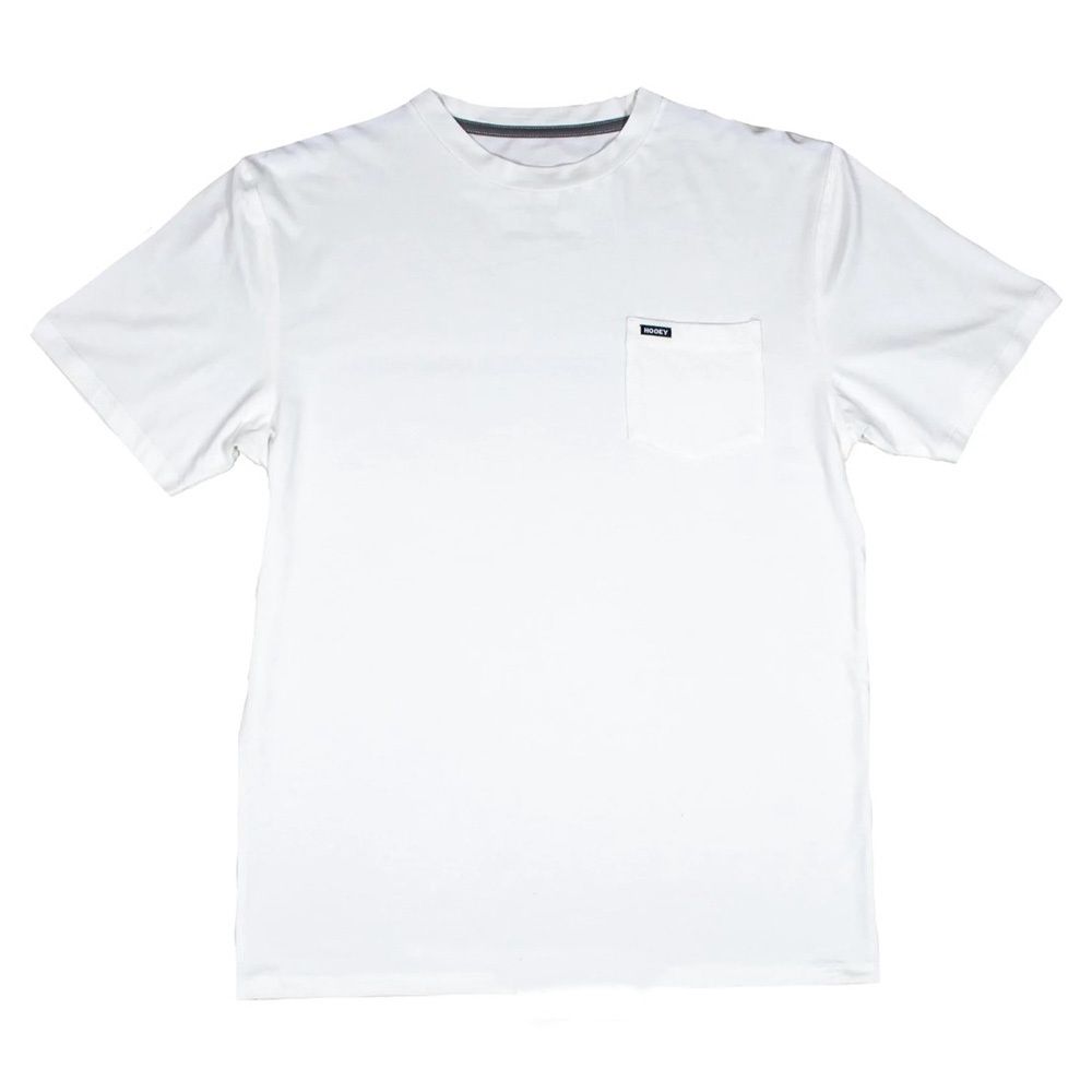 Hooey White Short Sleeve Premium Bamboo Fabric Pocket T-Shirt
