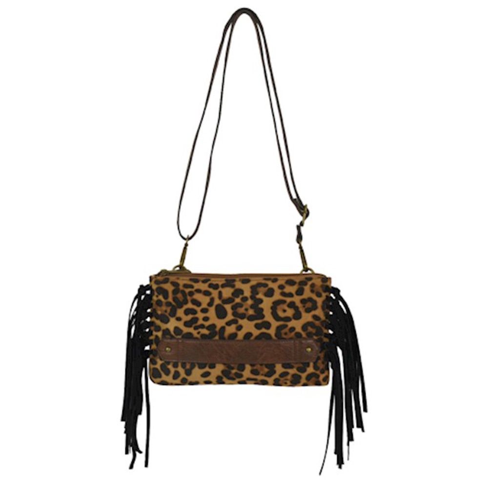 Justin Clutch W/Crossbody Strap Cheetah Print 22090687