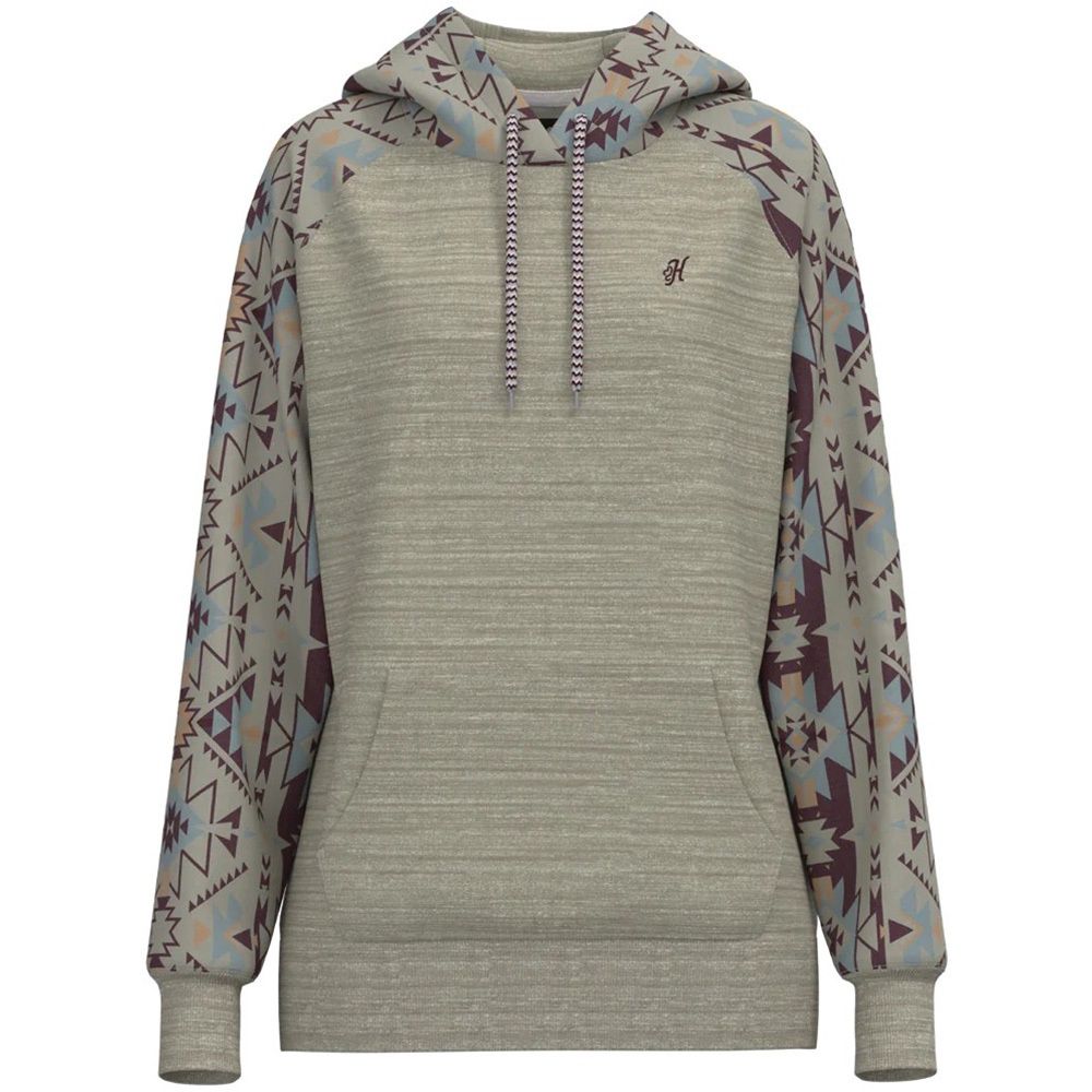 Hooey Youth Girls Hoody Brown W/Aztec HH1198BRAZ-Y