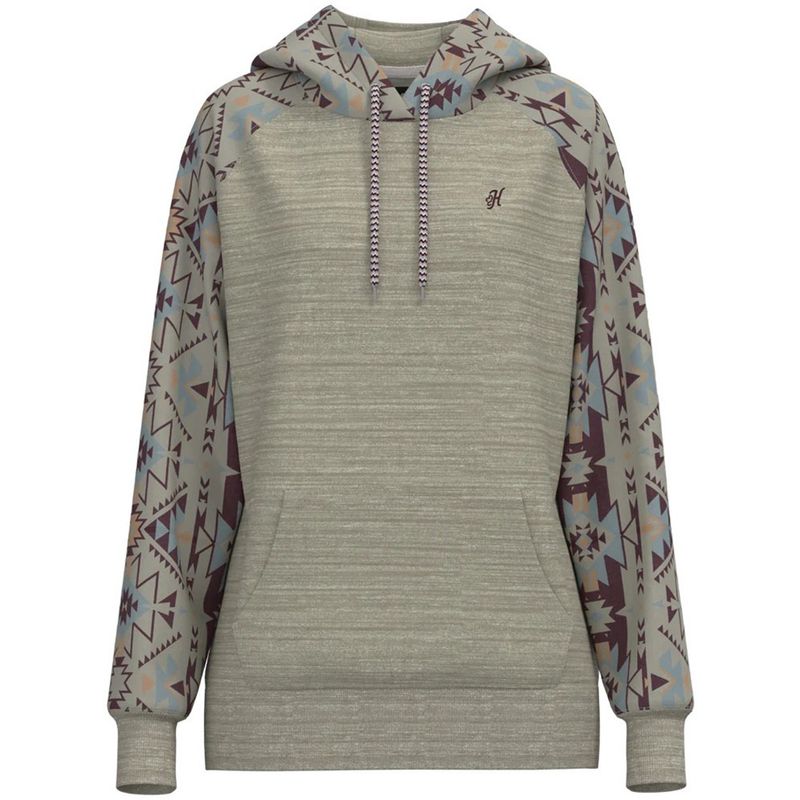 Hooey Youth Girls Hoody Brown W/Aztec HH1198BRAZ-Y