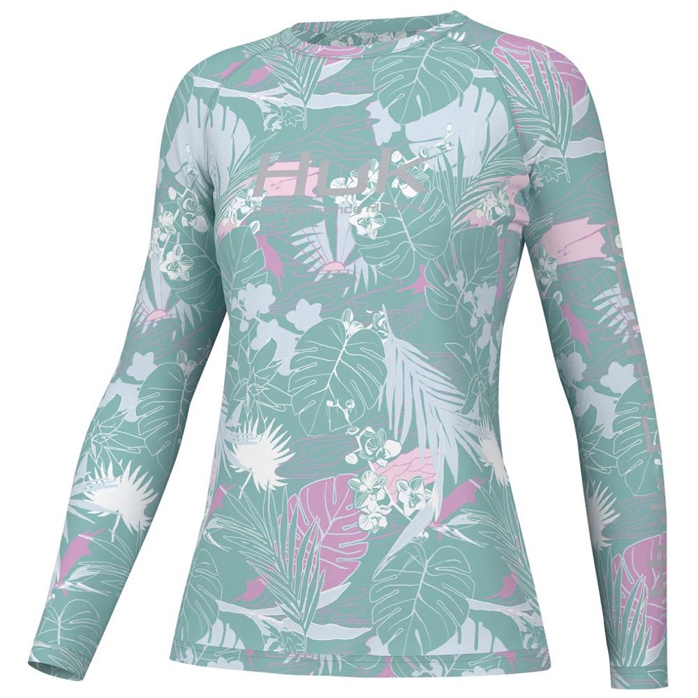 Huk Women&#39;s Radical Botanical Pursuit Long Sleeve Shirt H6120181