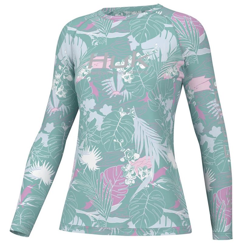 Huk Women&#39;s Radical Botanical Pursuit Long Sleeve Shirt H6120181