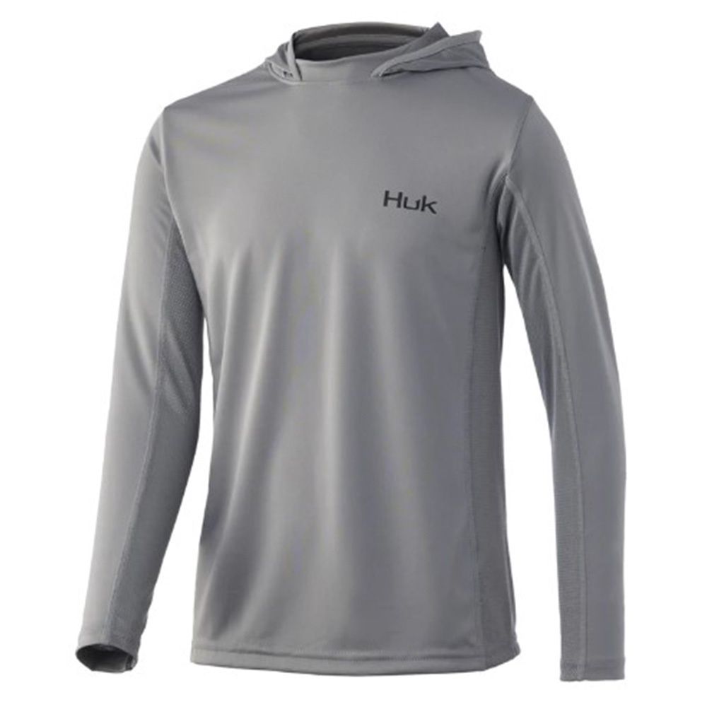 Huk Youth Icon X Solid Hoodie Overcast Grey H7120059-032