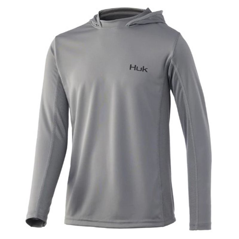 Huk Youth Icon X Solid Hoodie Overcast Grey H7120059-032