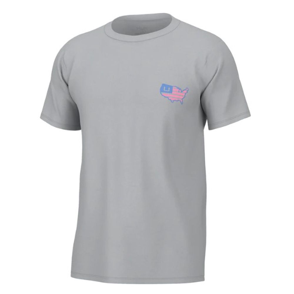 Huk Men&#39;s American Huk Tee Harbor Mist H1000399-034