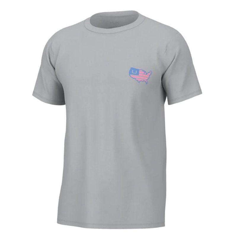 Huk Men&#39;s American Huk Tee Harbor Mist H1000399-034