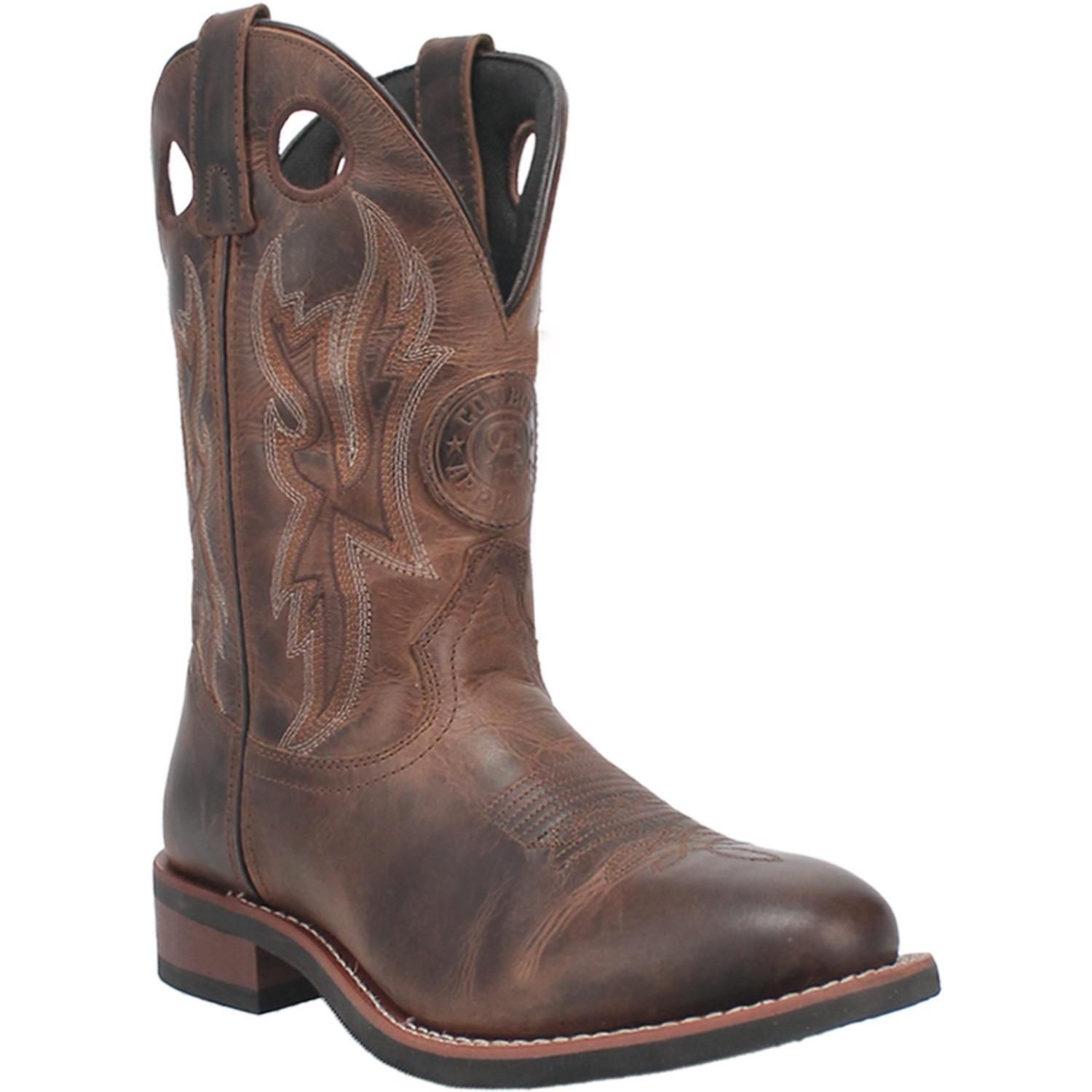 Laredo Men&#39;s Dawson Leather Round Toe Boot 7915