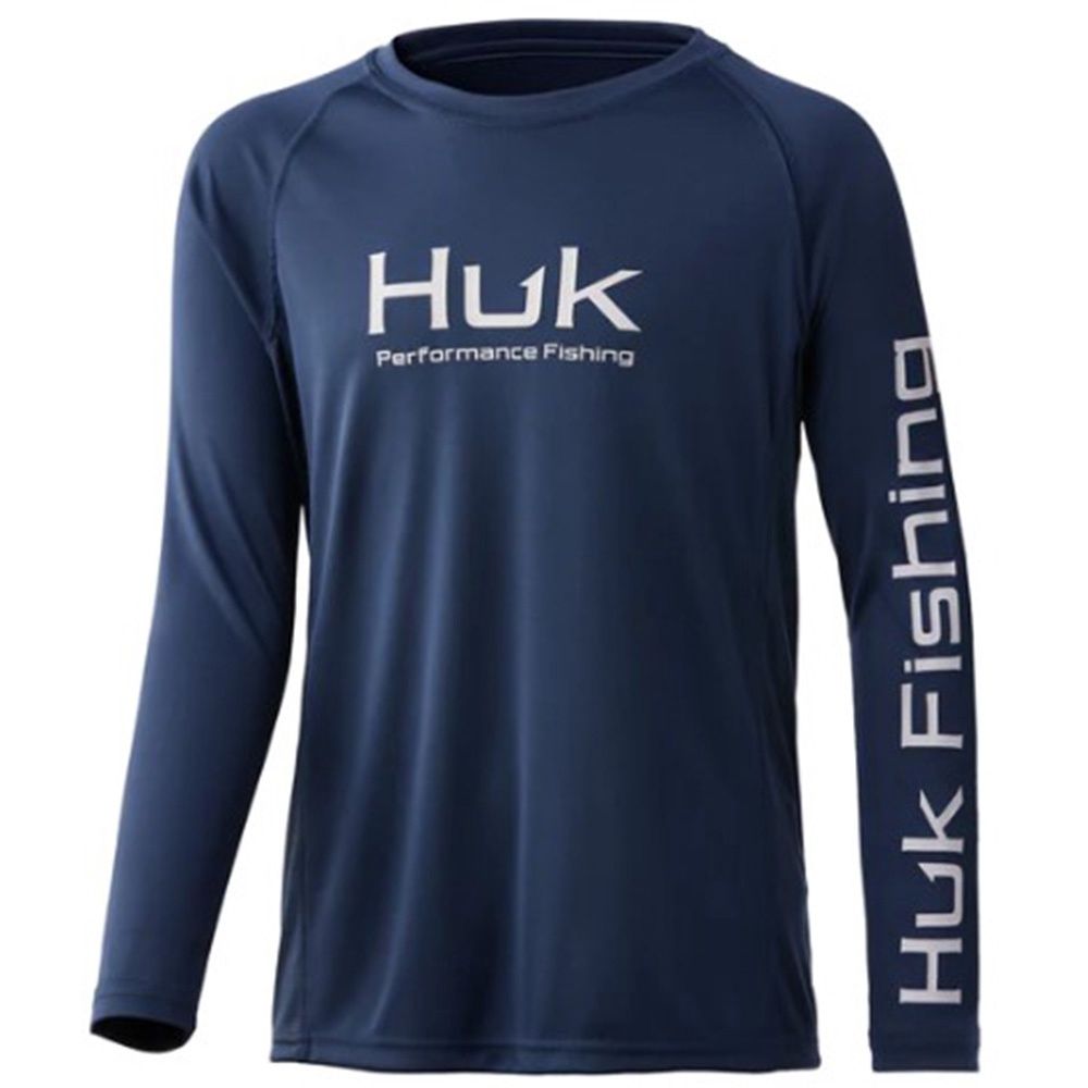 Huk Kid&#39;s Pursuit Long Sleave Shirt Sargasso Sea H7120064-409