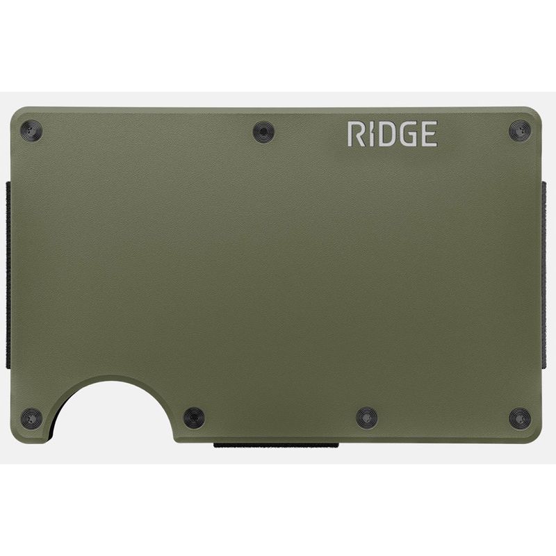 Ridge Wallet Aluminum Matte Olive