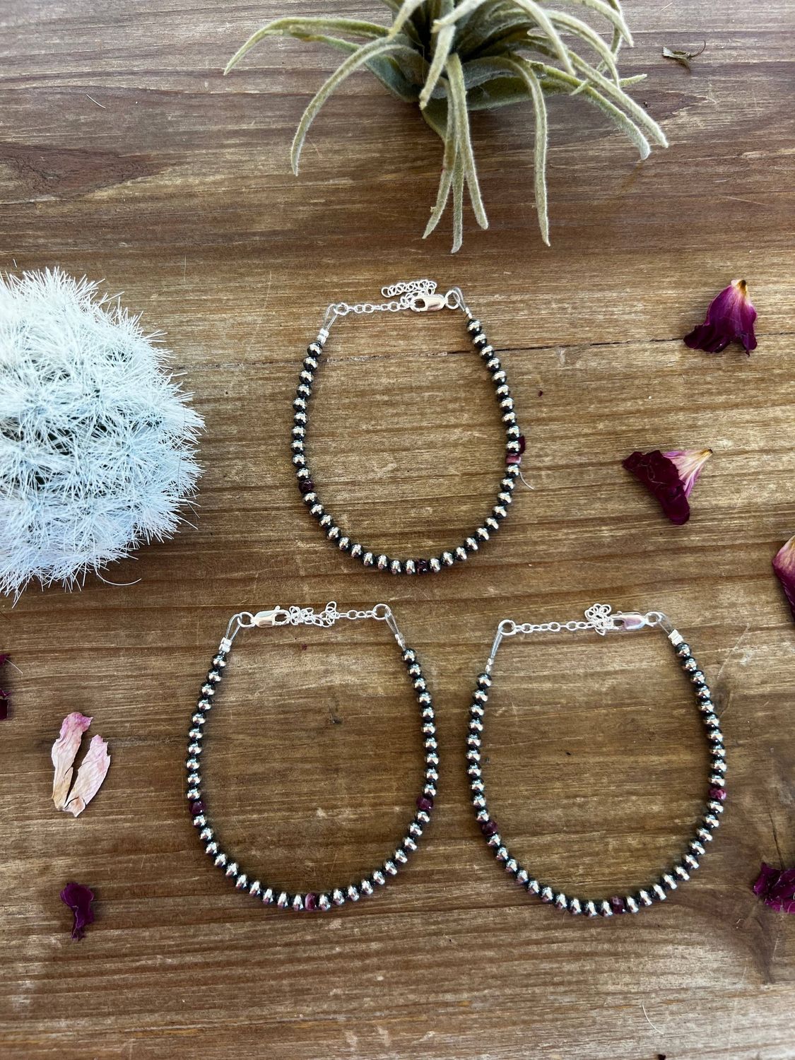 Little bit PURPLE spiny with Navajos pearl bracelet