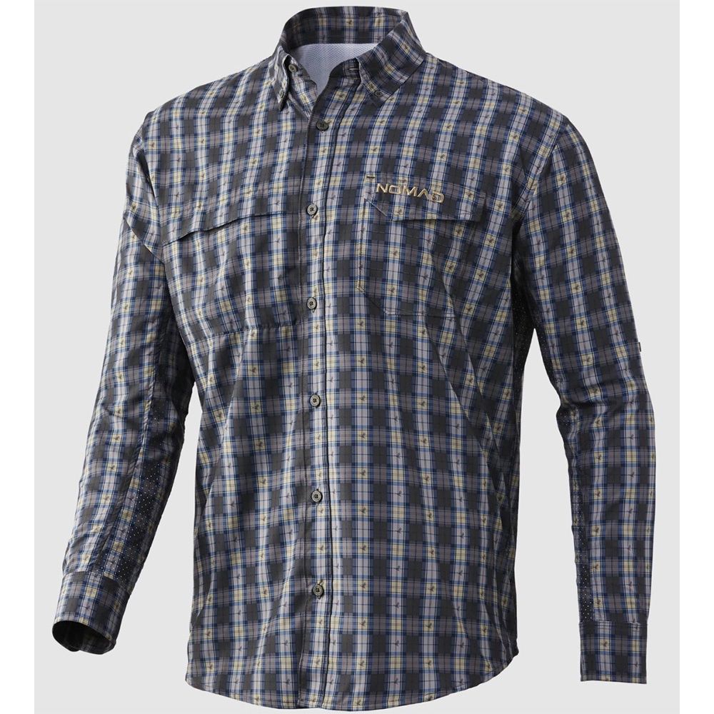 Nomad Men&#39;s Stretch Lite Plaid Shirt Assorted N1500048
